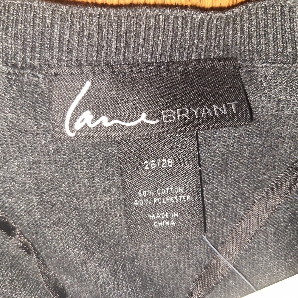 NWT Lane Bryant sz 26/28 Sweater French Bulldog Plus Womens Lightweight Dog - Picture 3 of 7